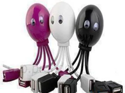 Octopus USB HUb : une forme originale de poulpe (possède 4 ports) ref  zzb75505