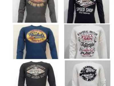 LOTS DE 8 T.SHIRT MANCHES LONGUES KAPORAL 5