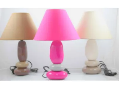 Lampe 3 galets color  Réf 9096 