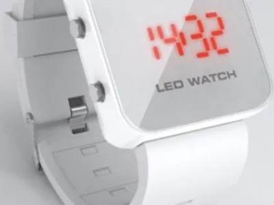Montre led miroir