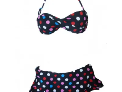 Maillot de bain à pois  Et Pareo Réf 9300 4.90