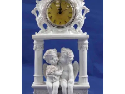 Pendule deux anges  Réf 9052