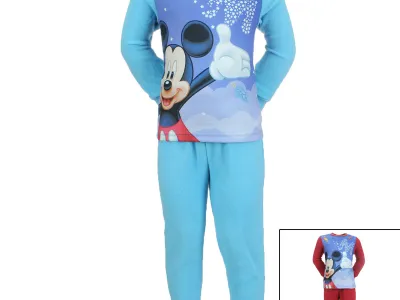 12x Pyjamas polaires Mickey du 2 au 8 ans