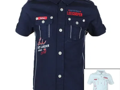 10x Chemises manches courtes Lee Cooper du 6 au 14 ans