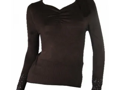 Pull femme paillette réf 7255 5, 50 € ht/unité