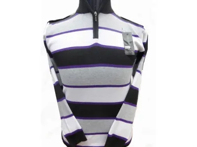 Pull homme col zippé réf 6542 7, 50 € ht/unité