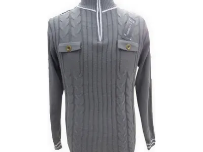 Pull homme grosse maille réf 6548 8, 00 € ht/unité