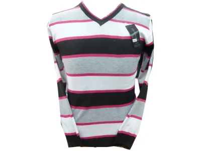 Pull homme rayé réf 6541 7, 50 € ht/unité
