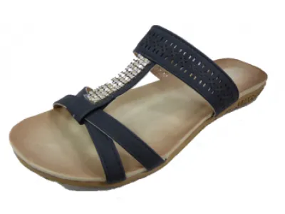 Sandale strass femme Réf 9351 5,50 € HT/unité