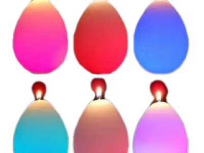 Bougie Cire LED Magique