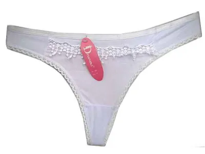 String femme petite dentelle Réf 6525