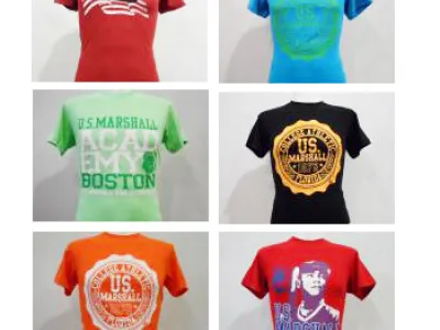 LOTS DE 10 T.SHIRT MANCHES COURTES  US MARSHALL