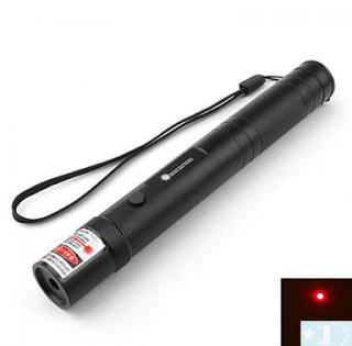 Grossiste, fournisseur et fabricant L16/une lampe de poche en forme de pointeur laser rouge avec des piles (5mW, 605nm, noir)