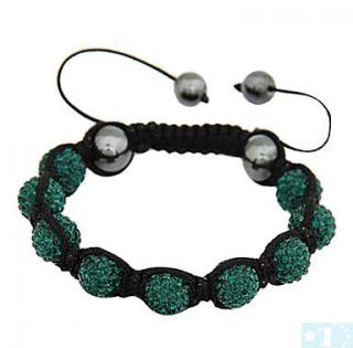  Grossiste, fournisseur et fabricant CB1/bracelet en cristal, macramé et Ematite noire véritable.(10 couleurs)