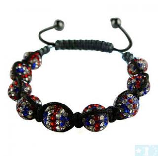 Grossiste, fournisseur et fabricant CB2/bracelet en cristaux multicolore, macramé et Ematite noire véritable