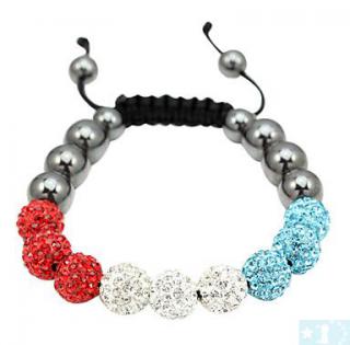 Grossiste, fournisseur et fabricant CB6/bracelet en crystaux tricolore