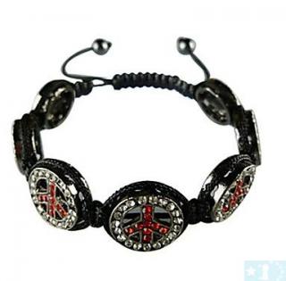 Grossiste, fournisseur et fabricant CB27/tres beau bracelet en strass peace and love