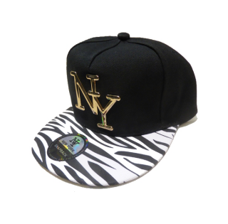 Casquette NY imprimé zèbre  5,95 € HT  Réf 7793