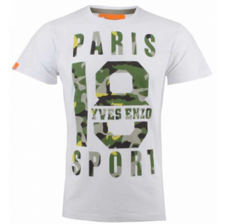 Tshirt paris sport Blanc / 6,00 € HT / Ref 9913