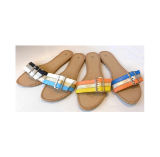 Sandale multicolore / 3,40 € HT / Réf 7147