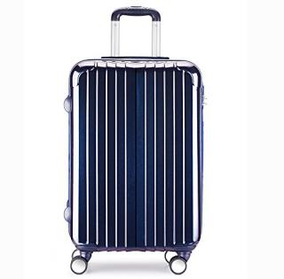 Valise Taille Cabine rigide 57cm bleu ultra leger  4 roues multicouleurs PARTY PRINCE