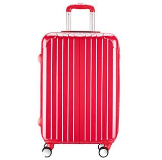 Valise Taille Cabine rigide  rose foncé ultra leger 4 roues multicouleurs PARTY PRINCE