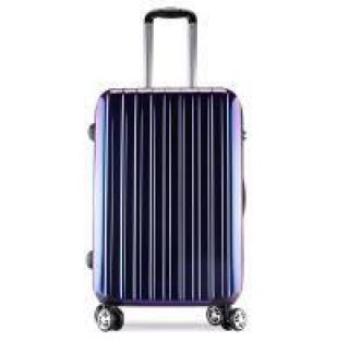 Valise Taille Cabine rigide 57cm bleu ultra leger 4 roues multidirectionnelles PARTY PRINCE