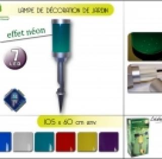 LAMPE DE DECORATION DE JARDIN À 7 LED - ref.8502