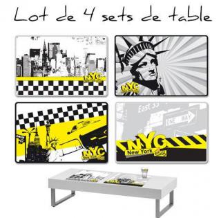 NYSET01 : Lot de 4 set de table prix : 0.85€