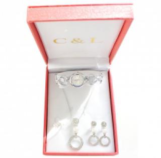 Coffret cadeau agrémenté de strass pour femme