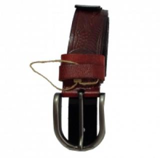 Ceinture en cuir avec boucle ardillon