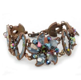 Bracelet fantaisie émaillé