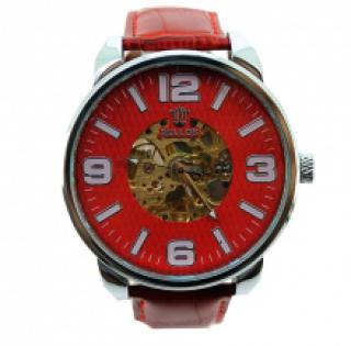 Montre bracelet avec cadran transparent