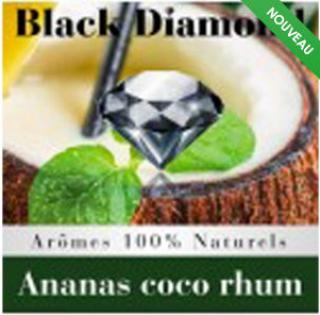 E-liquide saveur ananas coco rhum Black Diamond