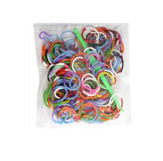 Élastiques bicolores pour bracelets