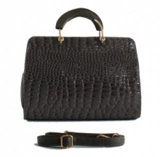 Adorable sac à main croco vernis