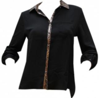 Chemise femme avec empiècement serpent