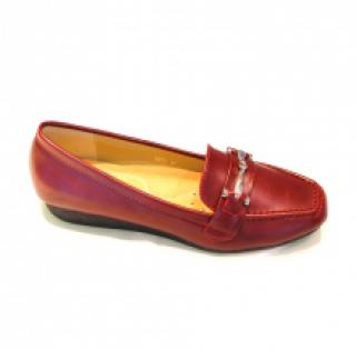 Mocassins décorés de motif argenté