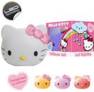 Veilleuse 3D tête d’Hello Kitty