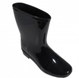 Botte de pluie noire pour femme