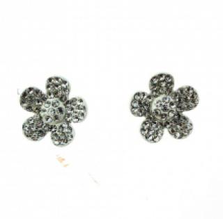 Boucles d’oreilles serties de strass