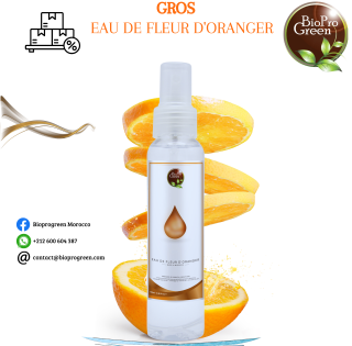 Eau de fleur d'oranger 100% naturelle et certifiée