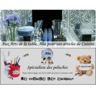 ALIA DESTOCKAGE ART DE LA TABLE/ PELUCHE/ JOUET