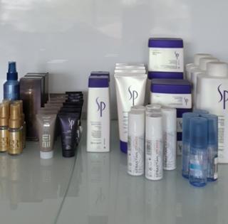 Produits capillaires Wella et SP.