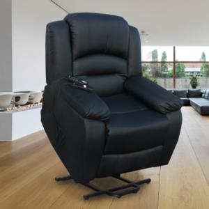 Fauteuil de massage releveur "Maximum" ECO-8198Up noir