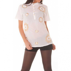 Chemise col Mao blanc / 3,50 € HT / Ref 2378 