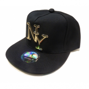 Casquette NY Plaque dorée  5,95 € HT  Réf 7788