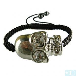 Grossiste, fournisseur et fabricant CB23/bracelet avec tete de mort, d'inspiration Biker