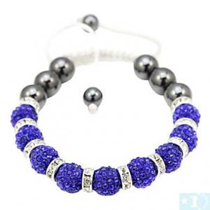  Grossiste, fournisseur et fabricant CB31/bracelet total elegance avec boules et anneaux en crystaux