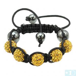 Grossiste, fournisseur et fabricant  CB40/bracelet tibetain compose de 5 boule de crystal